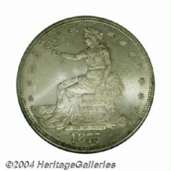 1875-CC T$1 MS64 PCGS.