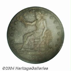 1876-CC $1 Doubled Die Reverse MS63 PCGS.