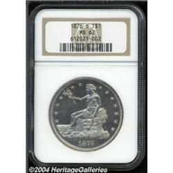 1876-S T$1 MS62 NGC.