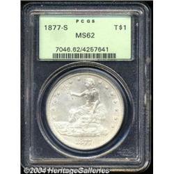 1877-S T$1 MS62 PCGS.