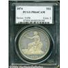 Image 3 : 1874 T$1 PR64 Cameo PCGS.