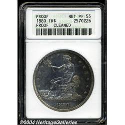 1880 T$1 --Cleaned--ANACS. Net PR55.