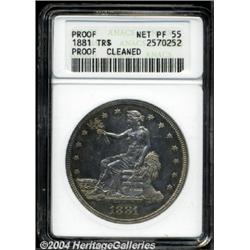 1881 T$1 --Cleaned--ANACS. Net PR55.