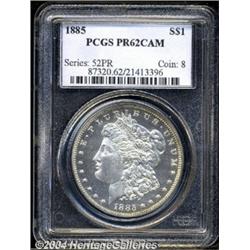 1885 $1 PR62 Cameo PCGS.