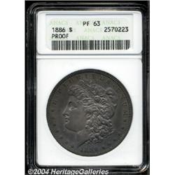 1886 $1 PR63 ANACS.