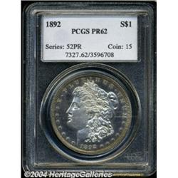 1892 $1 PR62 PCGS.