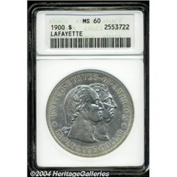 1900 $1 Lafayette Dollar MS60 ANACS.