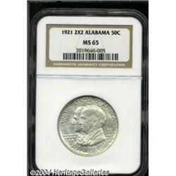 1921 50C Alabama 2x2 MS65 NGC.