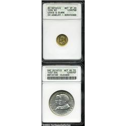 1937 50C Antietam Half Dollar--Cleaned--ANACS, Unc Details, Net AU55,