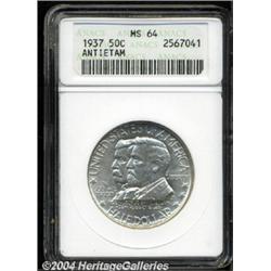 1937 50C Antietam MS64 ANACS.