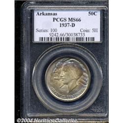 1937-D 50C Arkansas MS66 PCGS.