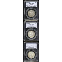 1937 SET Arkansas PDS Set MS65 to MS66 PCGS.