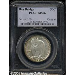 1936-S 50C Bay Bridge MS66 PCGS.