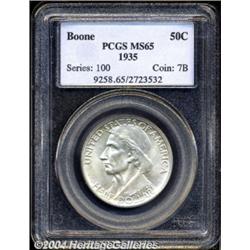 1935 50C Boone MS65 PCGS.