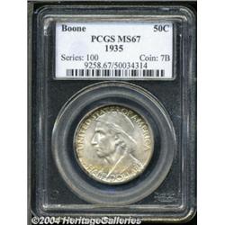 1935 50C Boone MS67 PCGS.