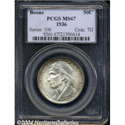 1936 50C Boone MS67 PCGS.