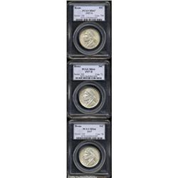 1937 SET Boone PDS Set MS66 to MS67 PCGS.