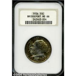 1936 50C Bridgeport MS66 NGC.