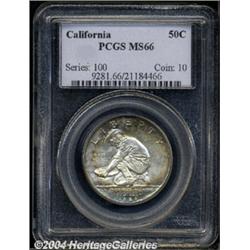 1925-S 50C California MS66 PCGS.