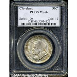 1936 50C Cleveland MS66 PCGS.