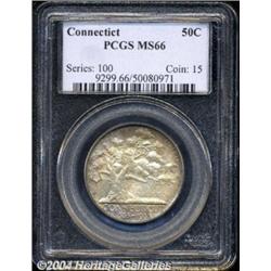 1935 50C Connecticut MS66 PCGS.