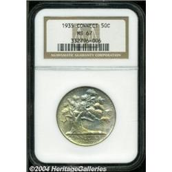 1935 50C Connecticut MS67 NGC.