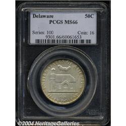 1936 50C Delaware MS66 PCGS.