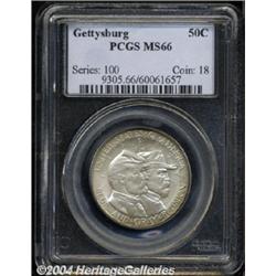1936 50C Gettysburg MS66 PCGS.