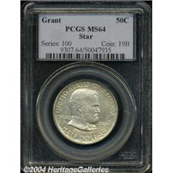 1922 50C Grant with Star MS64 PCGS.