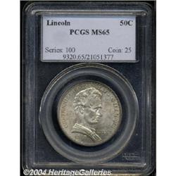 1918 50C Lincoln MS65 PCGS.