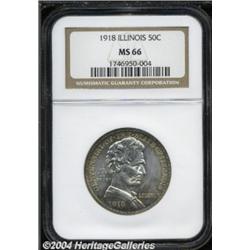 1918 50C Lincoln MS66 NGC.