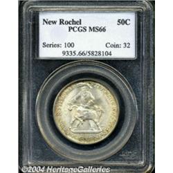 1938 50C New Rochelle MS66 PCGS.