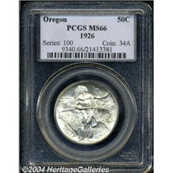 1926 50C Oregon MS66 PCGS.