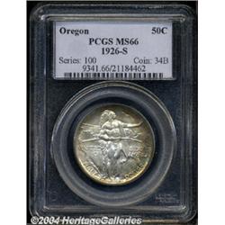 1926-S 50C Oregon MS66 PCGS.