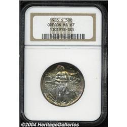 1926-S 50C Oregon MS67 NGC.
