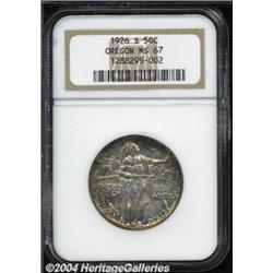 1926-S 50C Oregon MS67 NGC.