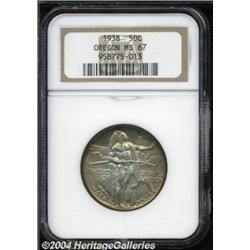 1938 50C Oregon MS67 NGC.