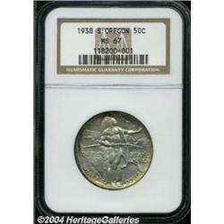1938-S 50C Oregon MS67 PCGS.