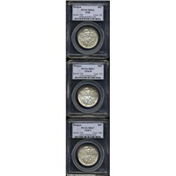 1938 SET Oregon PDS Set MS66 to MS67 PCGS.
