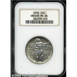 1939 50C Oregon MS66 NGC.