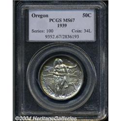 1939 50C Oregon MS67 PCGS.