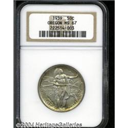 1939 50C Oregon MS67 NGC.