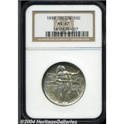 1939 50C Oregon MS67 NGC.