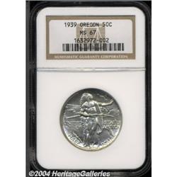 1939 50C Oregon MS67 NGC.