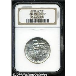 1939-D 50C Oregon MS67 NGC.