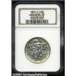 1939-D 50C Oregon MS67 NGC.