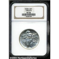 1939-S 50C Oregon MS66 NGC.