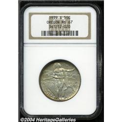 1939-S 50C Oregon MS67 NGC.