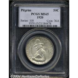 1920 50C Pilgrim MS65 PCGS.