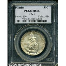 1921 50C Pilgrim MS65 PCGS.